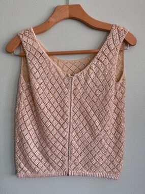Women's Sequin Knit Camisole Tank Top